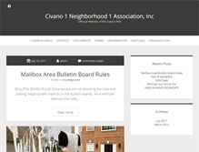 Tablet Screenshot of civano.org